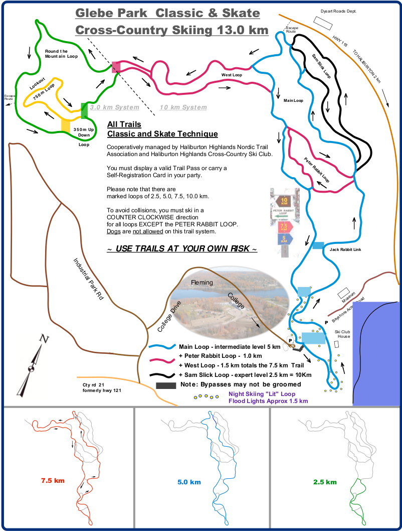 Glebe Park Ontario Ski Trails